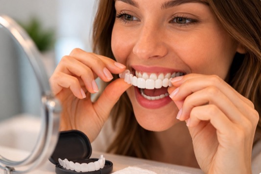 How to Properly Wear and Remove Snap-On Veneers