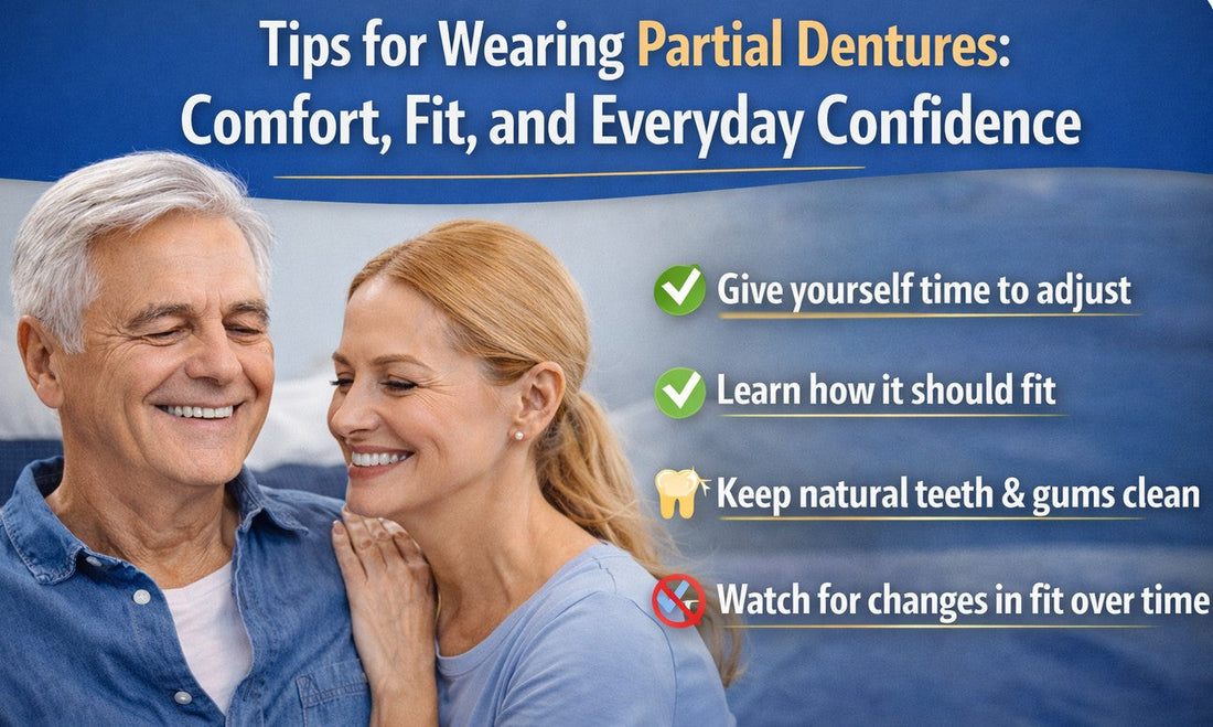 Tips for Wearing Partial Dentures: Comfort, Fit, and Everyday Confidence