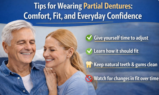 Tips for Wearing Partial Dentures: Comfort, Fit, and Everyday Confidence
