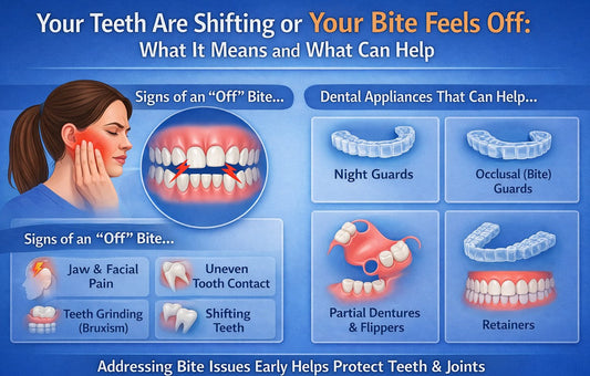 Your Teeth Are Shifting or Your Bite Feels Off: What It Means and What Can Help