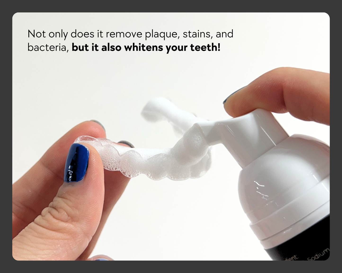 Dental Appliance Cleaning & Whitening Foam - Smile Lab USA