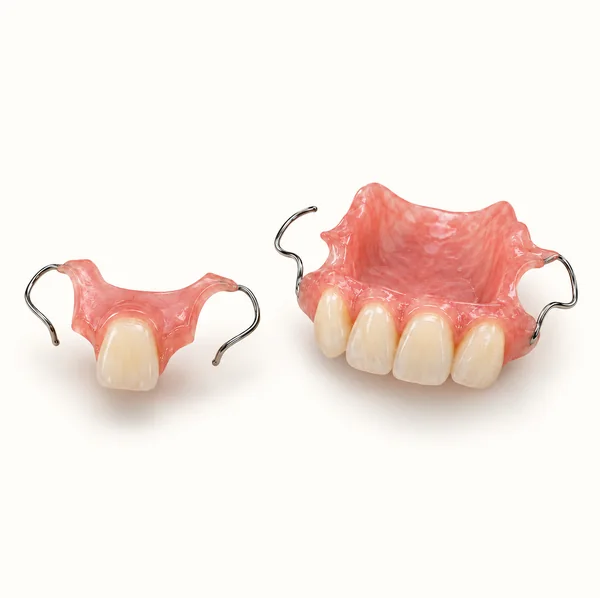 Acrylic flipper and denture