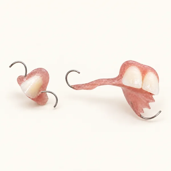 Acrylic flipper with 1 front tooth