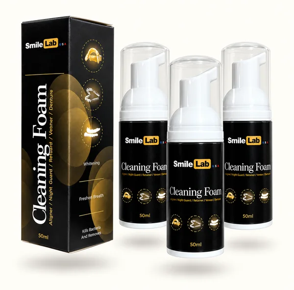 Cleaning and whitening foam