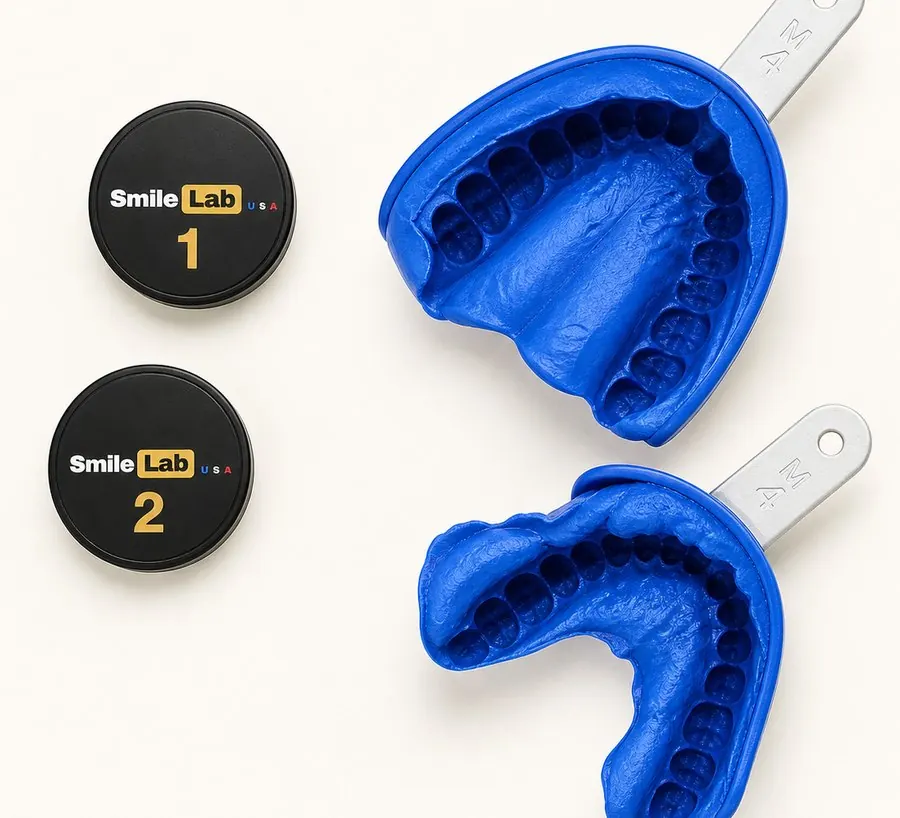Taking the mold at home with the Smile Lab USA kit