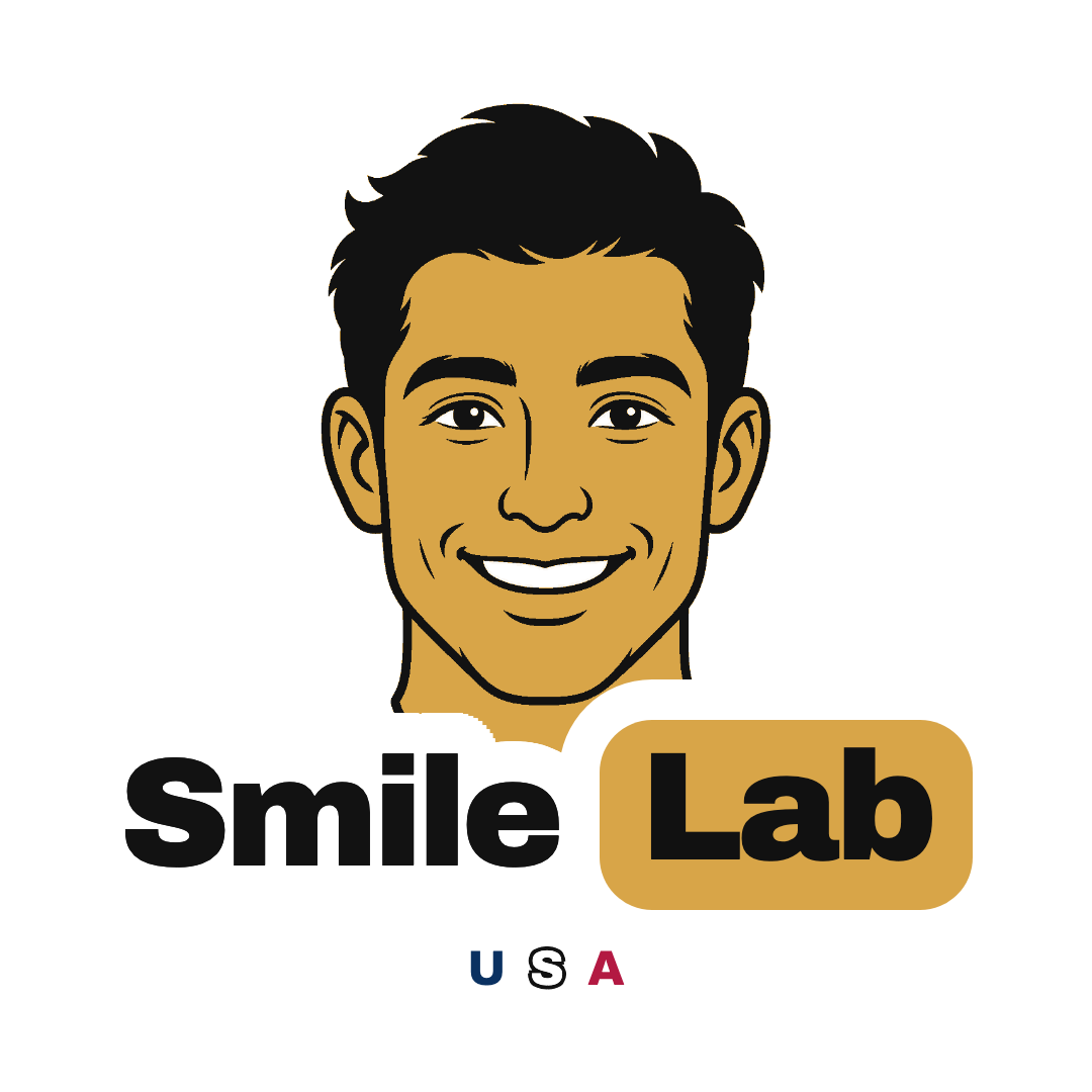 Smile Lab USA mark, photograph of the adhesive to follow