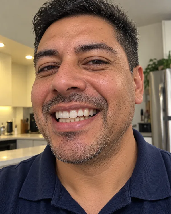 La misma sonrisa con carillas removibles