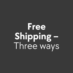 Free Shipping – Three ways
