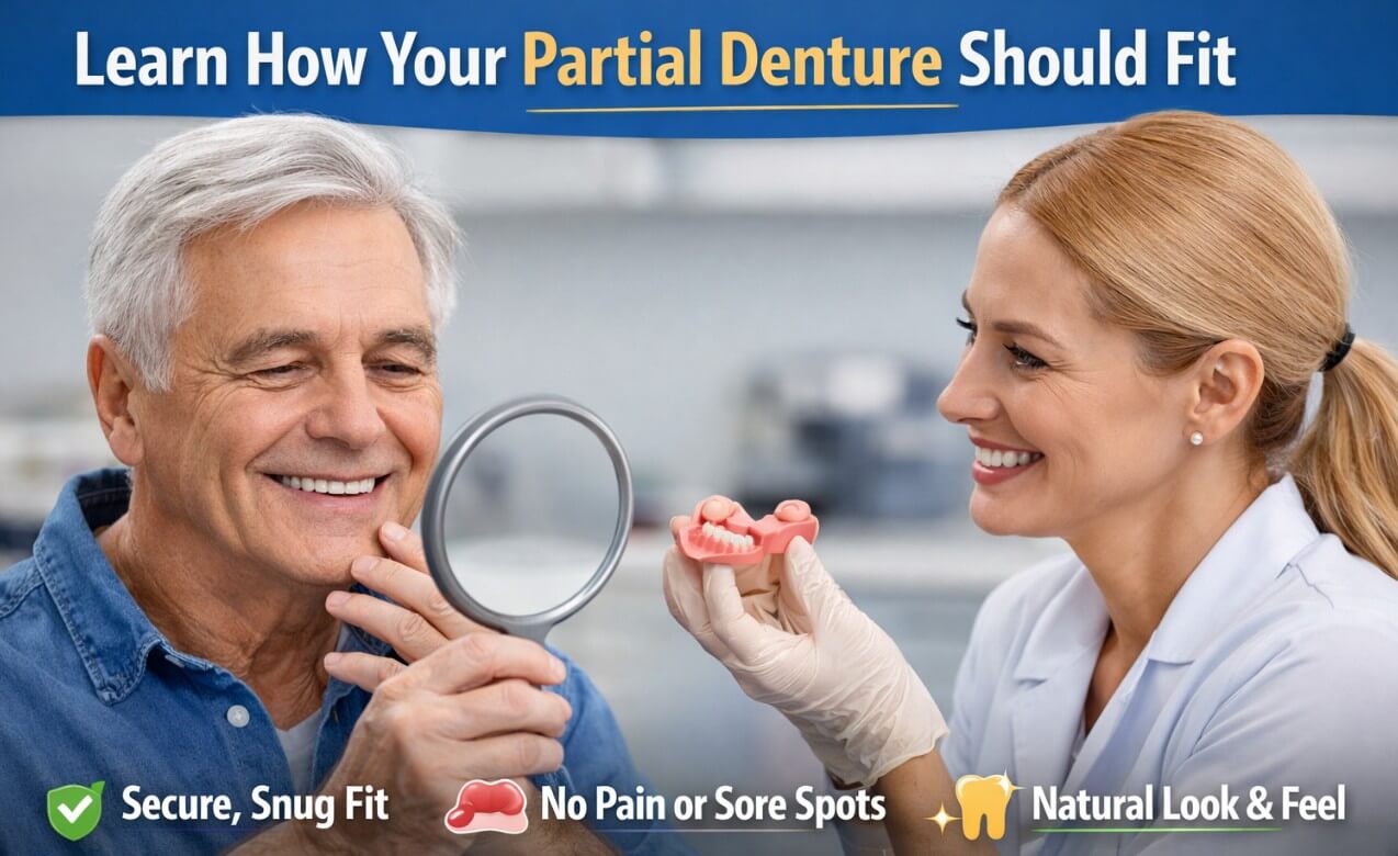 Learn How Your Partial Denture Should Fit