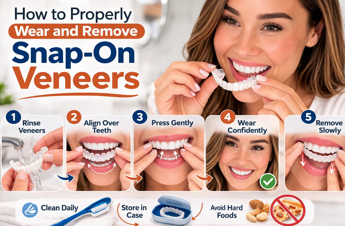 The Right Way to Wear Snap-On Veneers Without Damaging Your Teeth