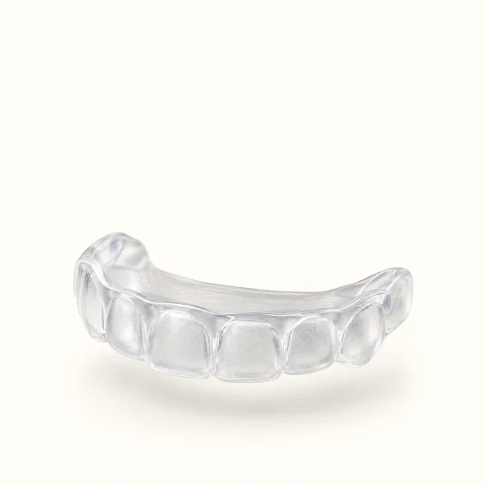 Muscle relaxer night guard shaped to your bite to protect your teeth