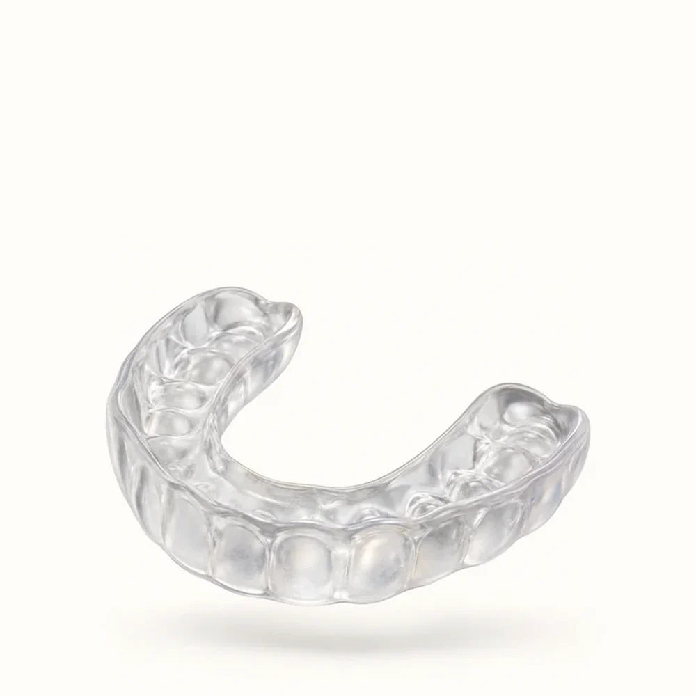 Soft night guard for clenchers, gentle cushioning and all-night comfort