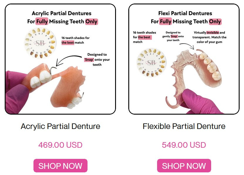 Where to Buy Flexible Partial Dentures Without Insurance